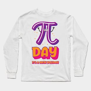 Pi Day Math Holiday Pi Symbol Number Long Sleeve T-Shirt